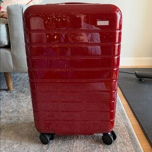 Brand New! Away Travel Limited Edition The Bigger Carry-On - Shiny Cherry Red